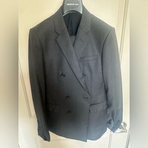Grey Double Breasted Emporio Armani Suit
